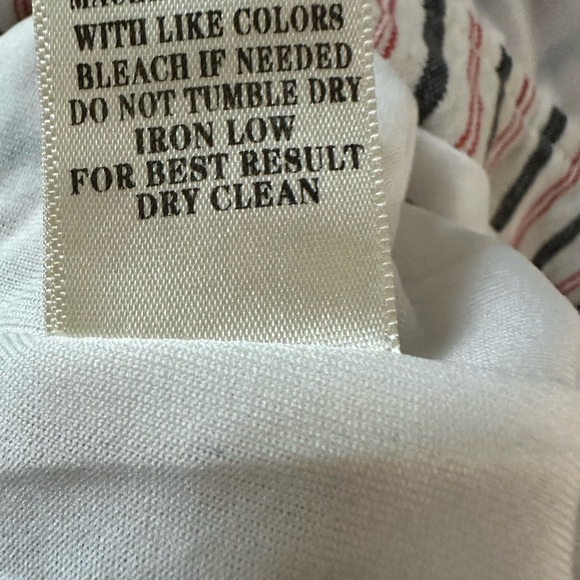 Very J Jumpsuit, Wide leg, Striped, Racerback, belt, 100% Cotton, Medium - Picture 8 of 8